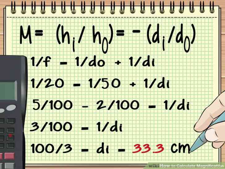 Image intitulée Calculer le Grossissement de l